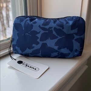 New Blue LeSportsac cosmetic bag